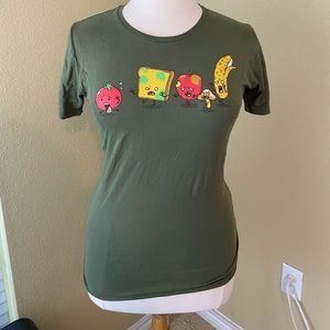 Girly 2X Threadless Army Green Cotton T-Shirt